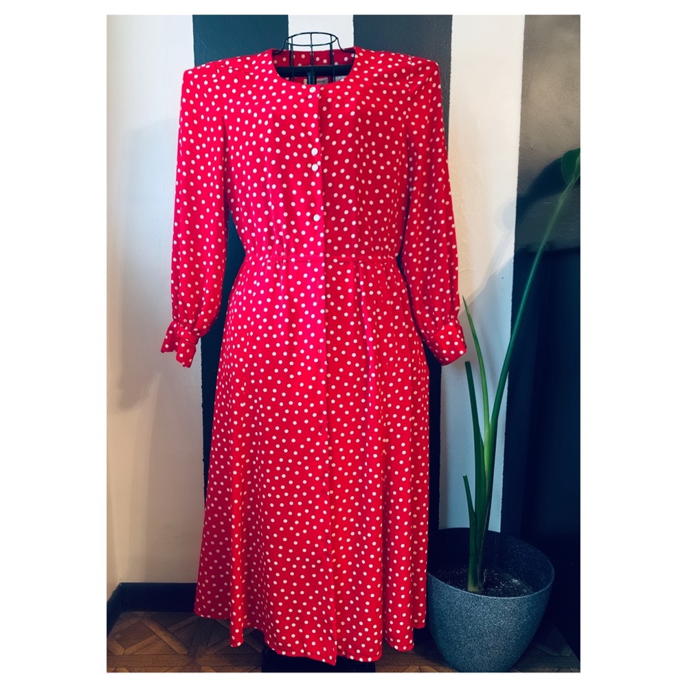 Vintage Polka Dot Liz Claiborne Dress